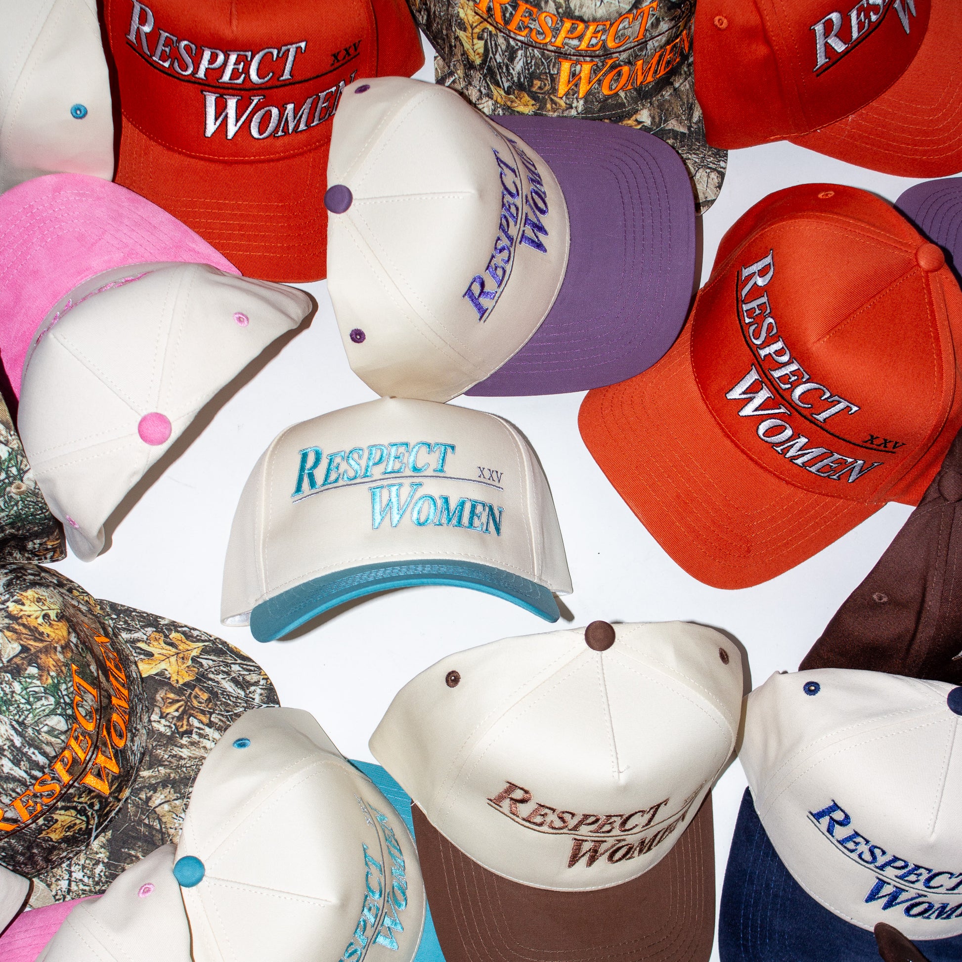 Beige & Sky Blue Snapback - The RW Brand