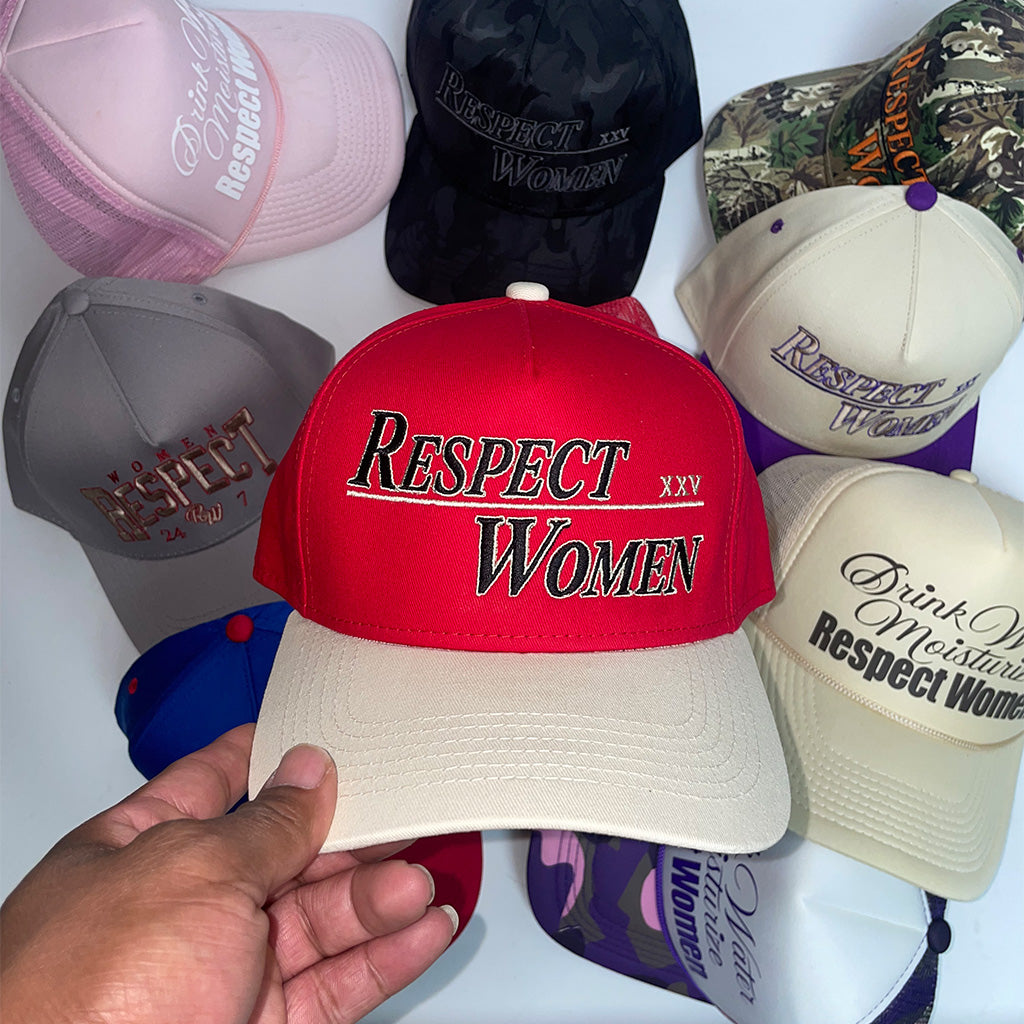 Red & Cream Snapback - The RW Brand