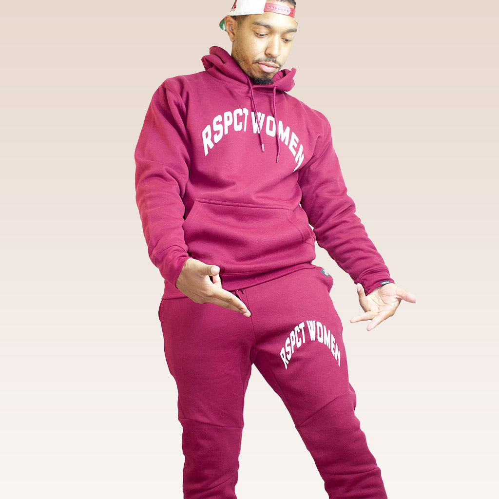 Respect (RSPCT) Women Burgundy Joggers - The RW Brand