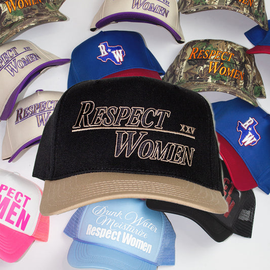 Black and Khaki Hat (Peanut Butter) - The RW Brand