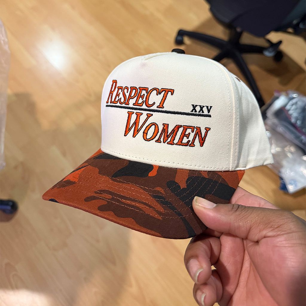 Nude and Orange Camo Snapback (Copy) - The RW Brand