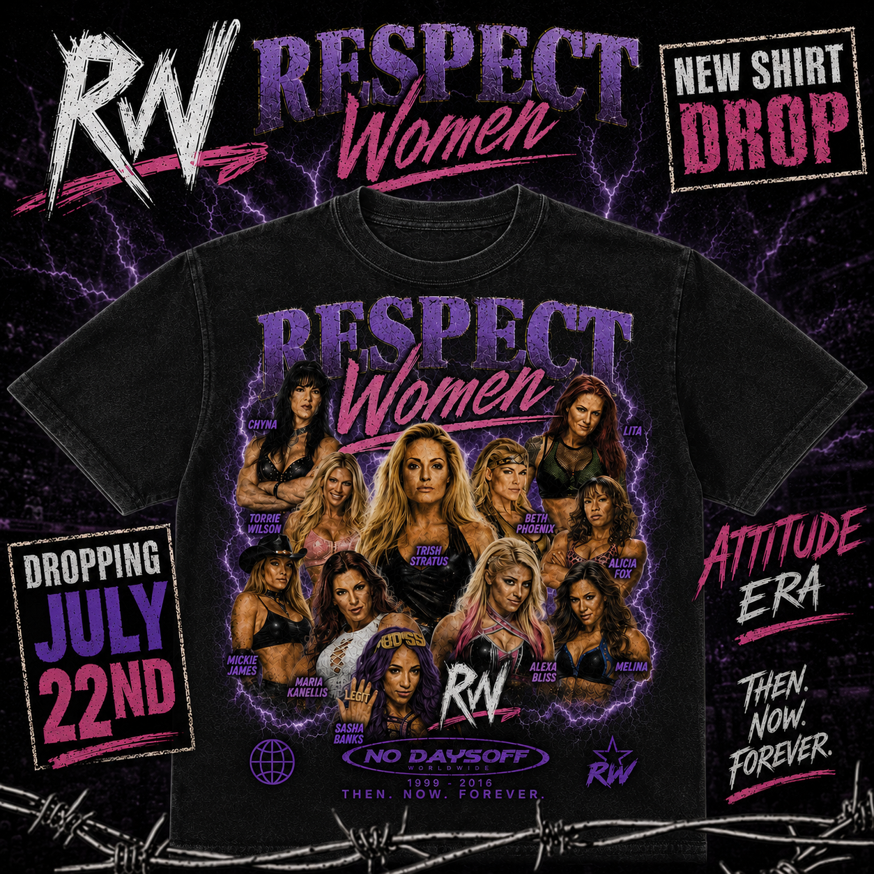 RW Attitude Era T-Shirt - The RW Brand