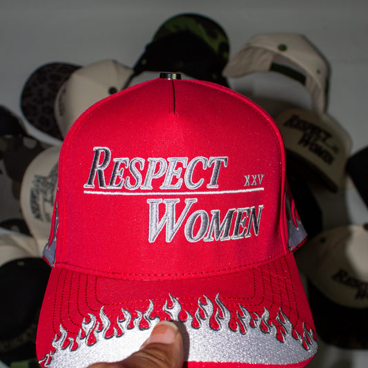 Red flames RW Premium Snapback