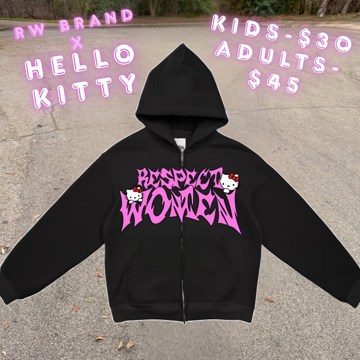 RW x Hello Kitteyy Zip Up