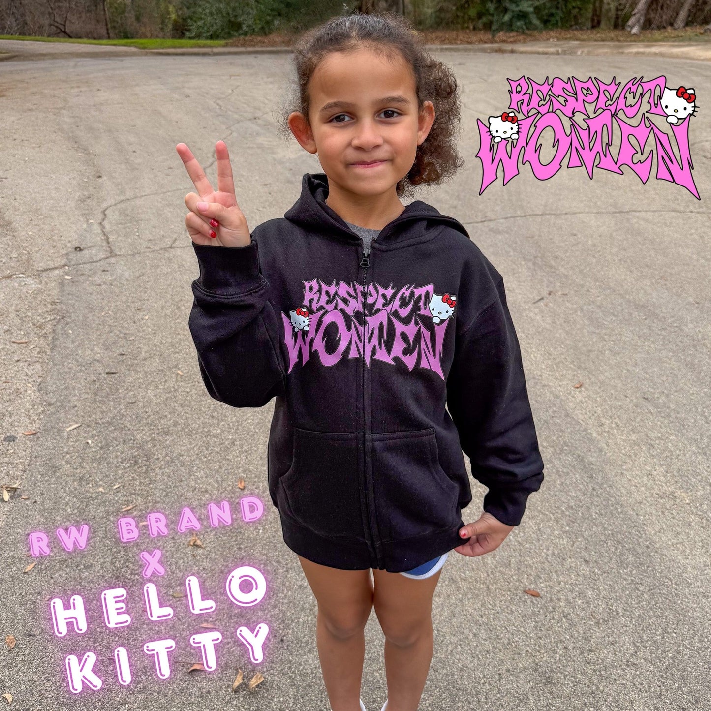 RW x Hello Kitteyy Zip Up