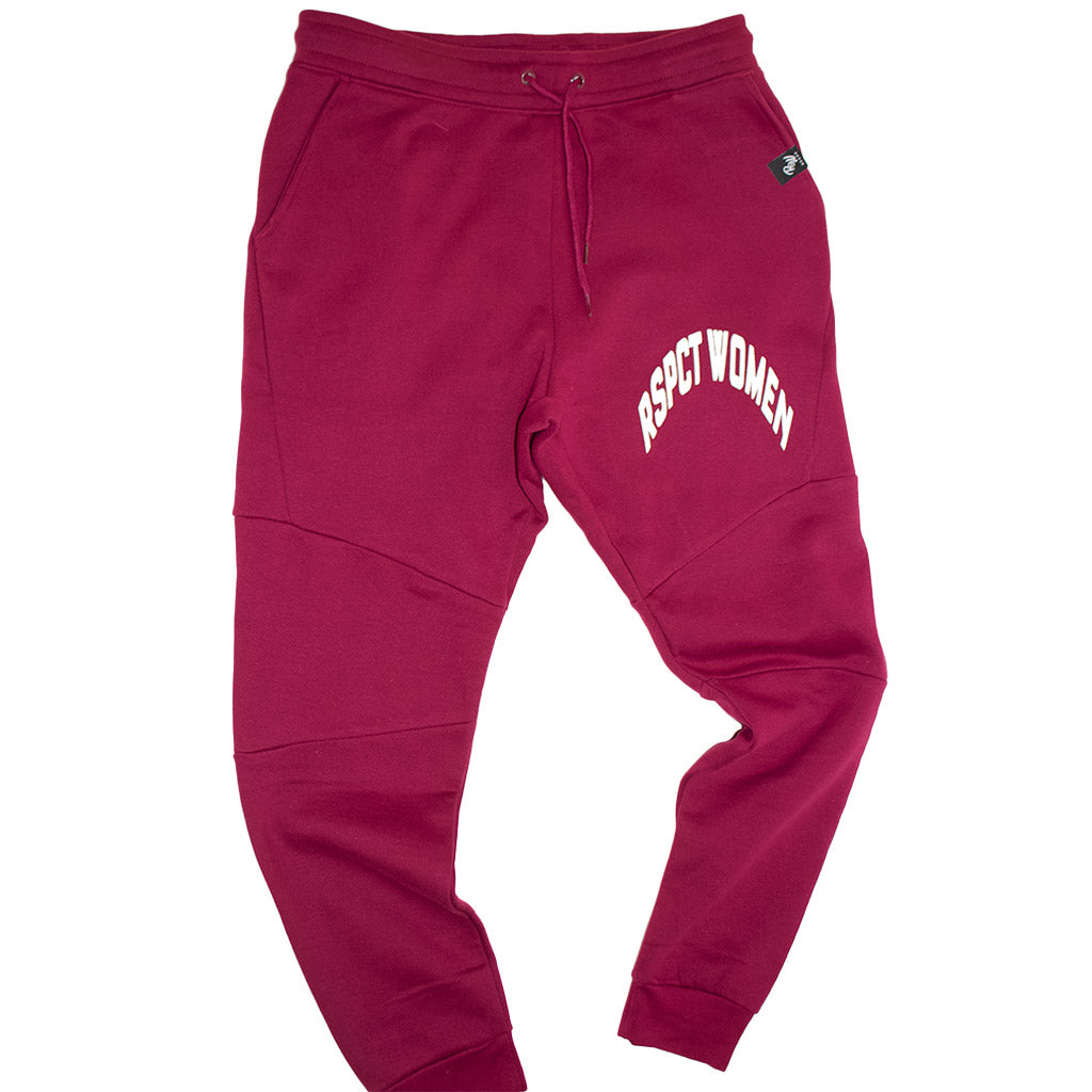 Respect (RSPCT) Women Burgundy Joggers - The RW Brand