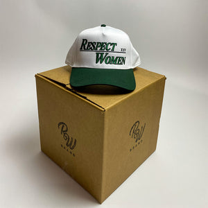 Green & White Snapback - The RW Brand