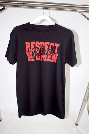 Respect BLACK Women tee - The RW Brand